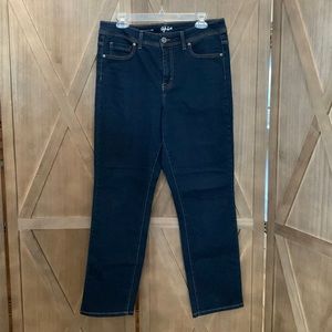Style & Co Dark Wash Straight Leg Jeans sz 10 short
